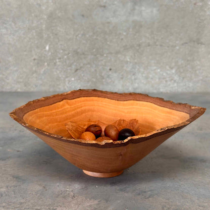 Jerry Kermod Wood Art Bowls & Mini Wood Fruits
