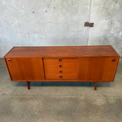 1960s Danish Modern Teak "Karson" Credenza by Erik Wortz of Denmark