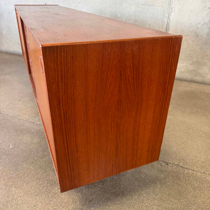 1960s Danish Modern Teak "Karson" Credenza by Erik Wortz of Denmark