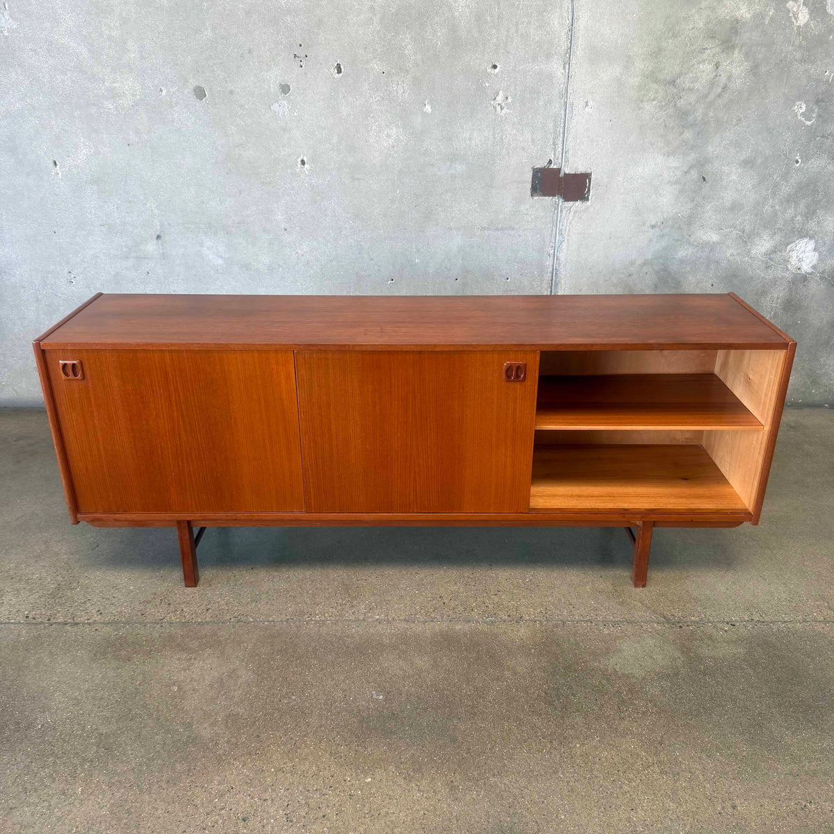 1960s Danish Modern Teak "Karson" Credenza by Erik Wortz of Denmark