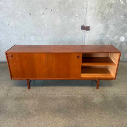 1960s Danish Modern Teak "Karson" Credenza by Erik Wortz of Denmark
