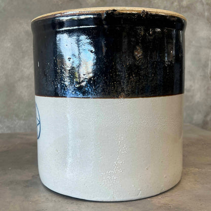 Vintage Star Stoneware #2 Two Gallon Glazed Crock (Circa 1900-1945)