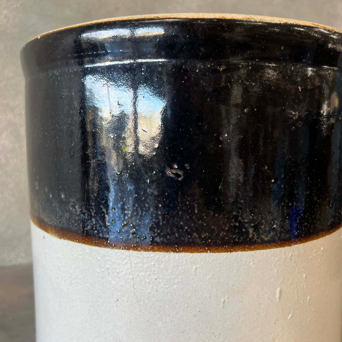 Vintage Star Stoneware #2 Two Gallon Glazed Crock (Circa 1900-1945)