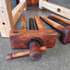 Early 20th Century Christienson Mahogany Work Bench