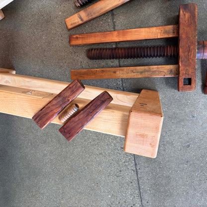Early 20th Century Christienson Mahogany Work Bench