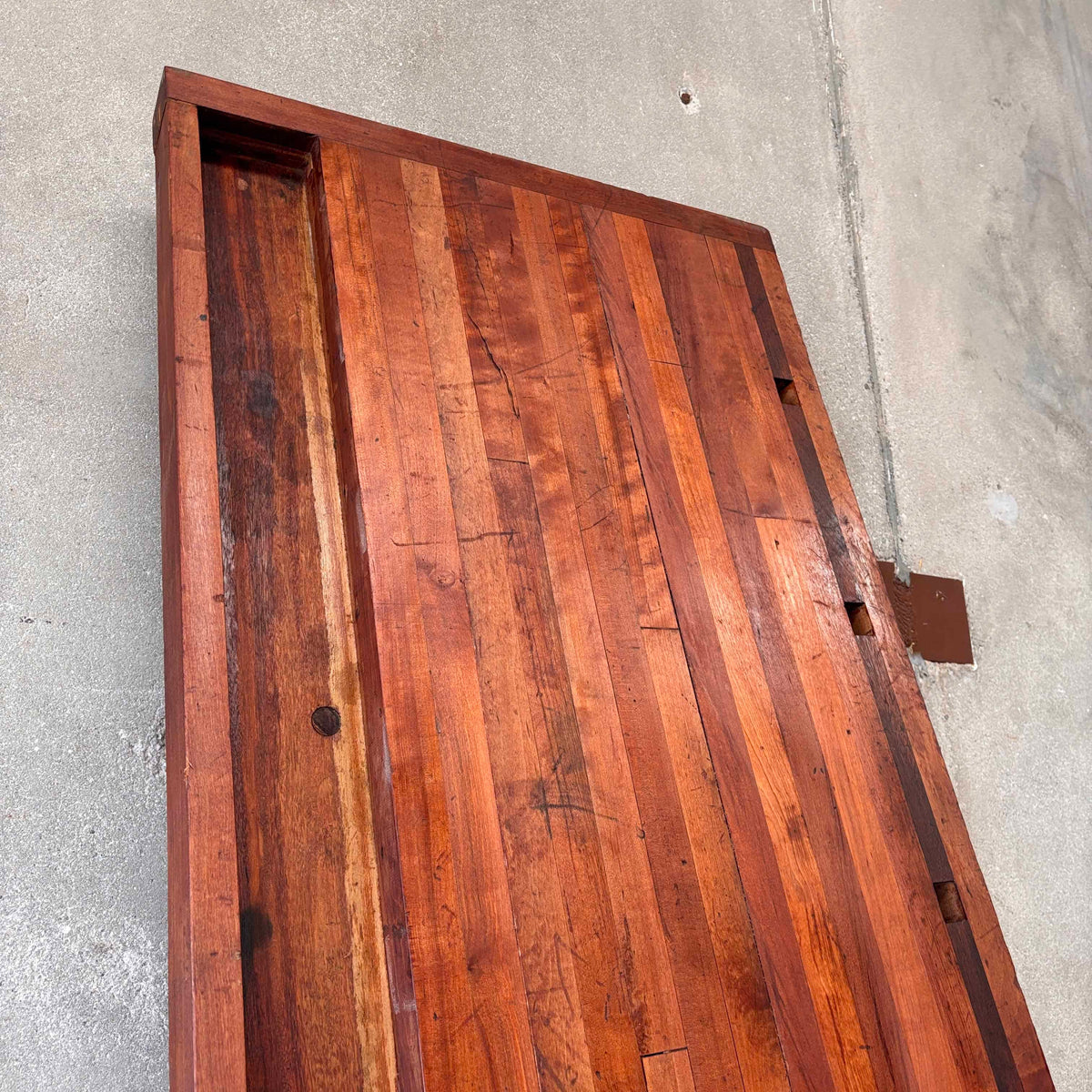 Early 20th Century Christienson Mahogany Work Bench