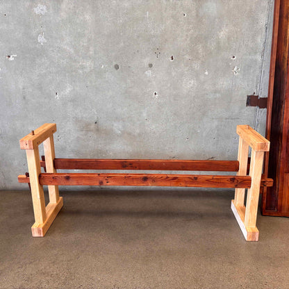 Early 20th Century Christienson Mahogany Work Bench
