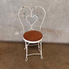Set of 4 Vintage Ice Cream Parlor Chairs Wrought Iron