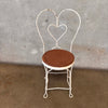 Set of 4 Vintage Ice Cream Parlor Chairs Wrought Iron
