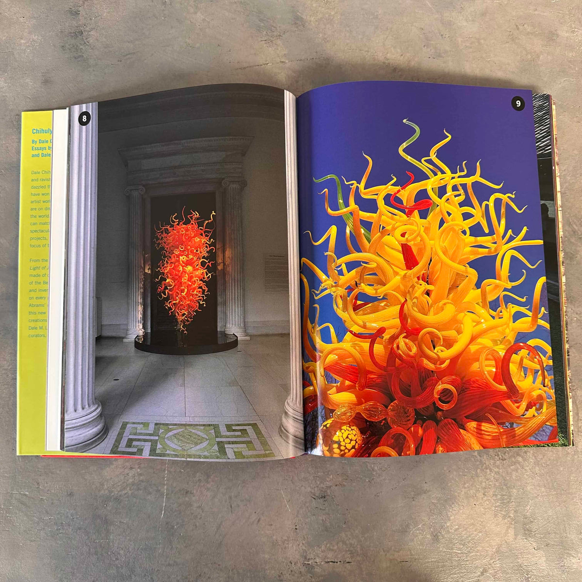 Signed Chilhuly Project by Abrams