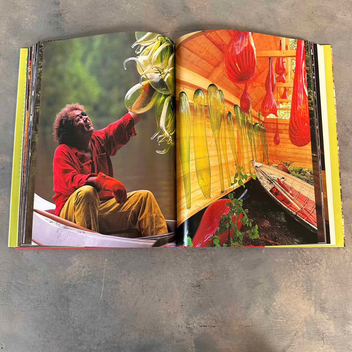 Signed Chilhuly Project by Abrams