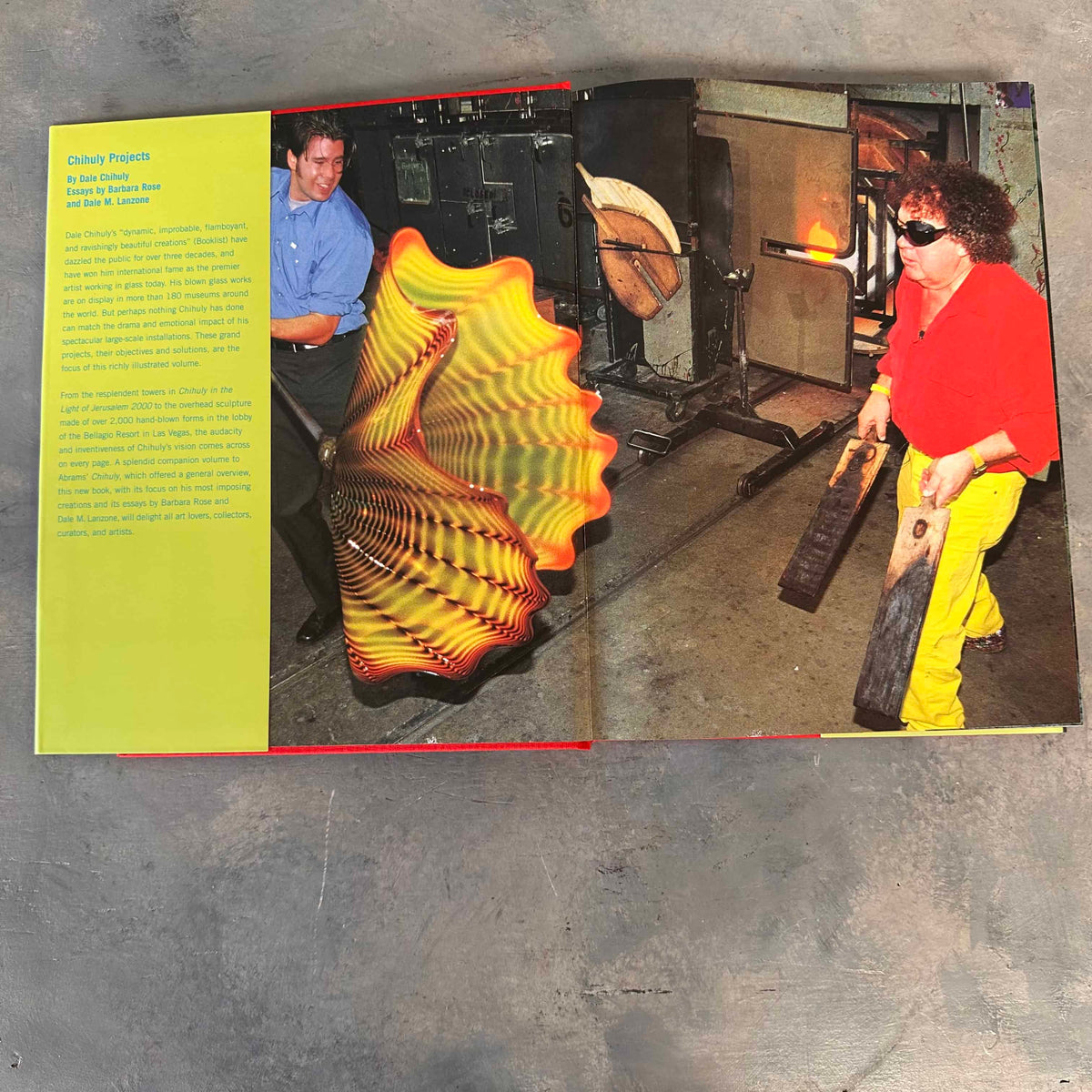 Signed Chilhuly Project by Abrams