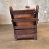 Monterey Furniture Wing Back Chair Old Wood Finish