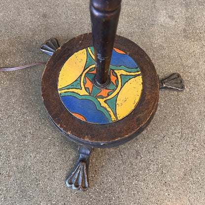 D & M California Tile Floor Lamp 1920's