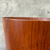 Mid Century Teak Waste Basket