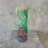 Vintage Carved Wood Crane Hand Painted