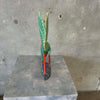 Vintage Carved Wood Crane Hand Painted