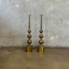 Pair of 1960s Tommi Parzing Brass Lamps by Stiffel