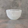 White Stripe Bowl