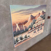 Vintage Southwestern Landscape Painting w/ Heavy Impasto - Signed Richmond