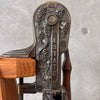Antique Oak & Brass Wine Opener Tripod