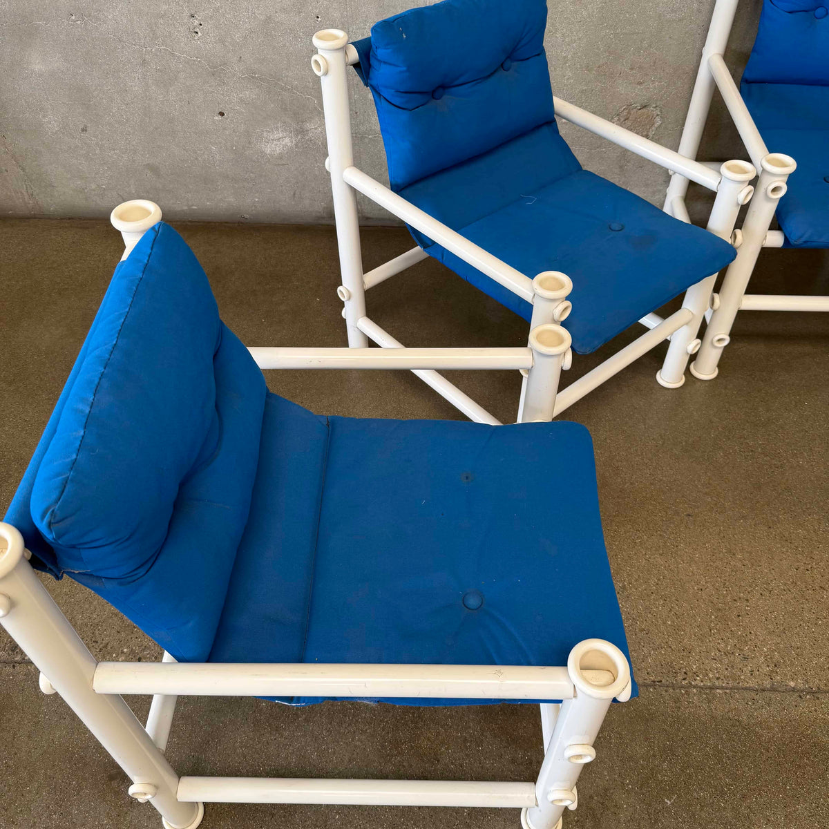 Set of Five Jerry Johnson Outdoor "Idyllwild" Sling Lounge Chairs
