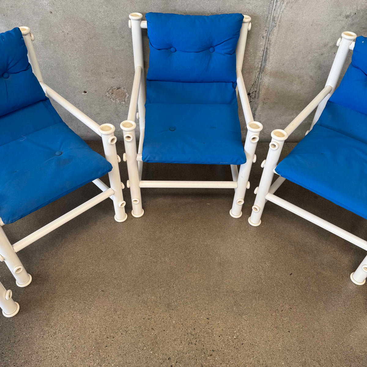 Set of Five Jerry Johnson Outdoor "Idyllwild" Sling Lounge Chairs