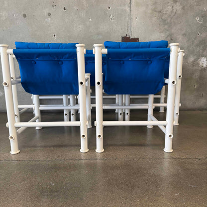 Set of Five Jerry Johnson Outdoor "Idyllwild" Sling Lounge Chairs