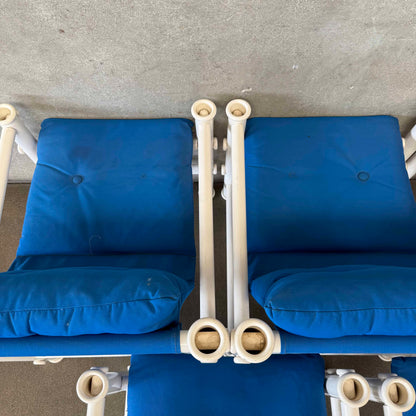 Set of Five Jerry Johnson Outdoor "Idyllwild" Sling Lounge Chairs