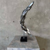 Mid Century Modern Torch Cut Metal Sculpture By Bijan