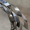 Mid Century Modern Torch Cut Metal Sculpture By Bijan