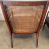Pair of All Original MCM Lawrence Peabody Camel Back & Leather Lounge Chairs