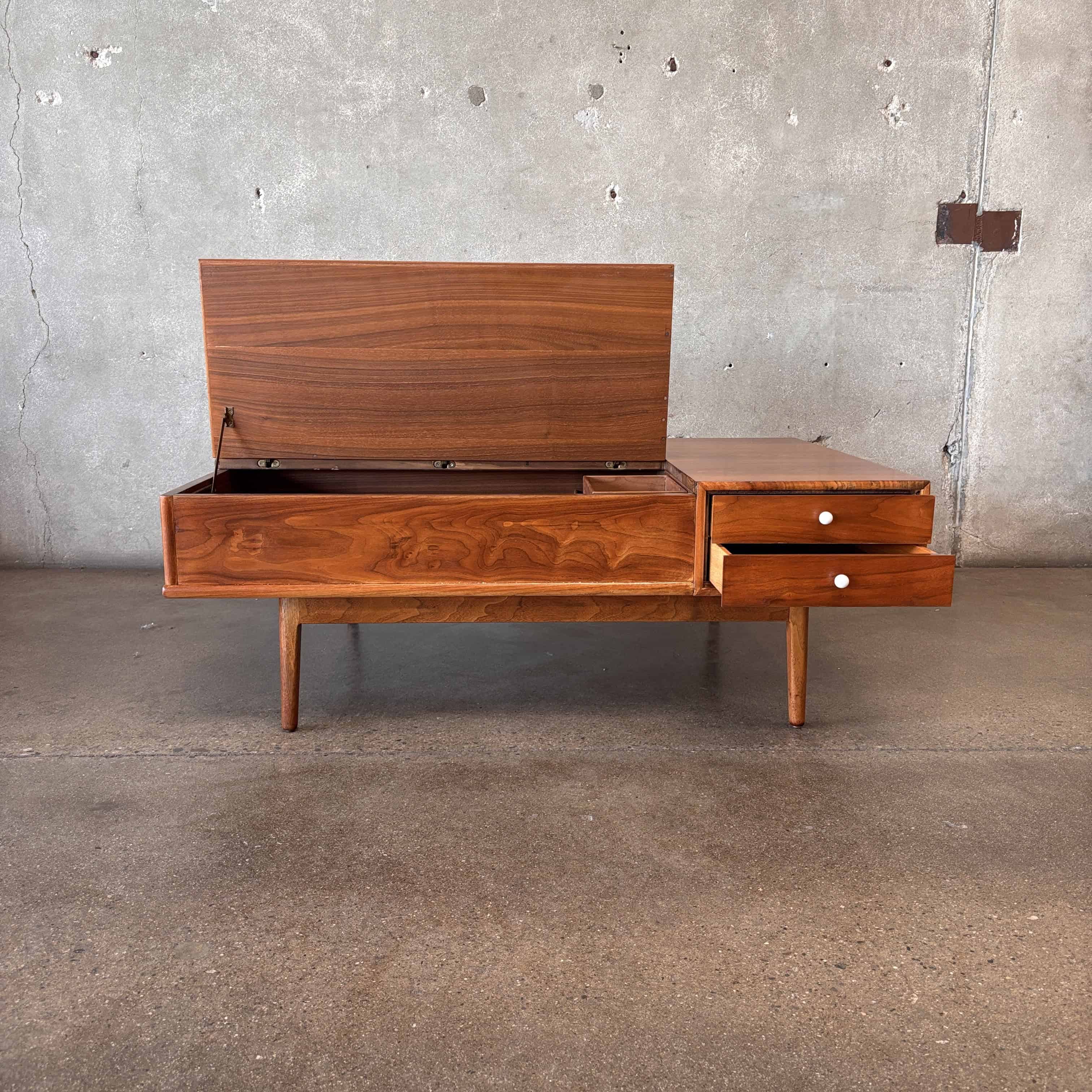 1960s Mid Century Modern Kip Stewart for Drexel Declaration Coffee Tab