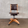 1930's Rolling/Reclining Desk Chair