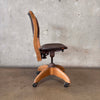 1930's Rolling/Reclining Desk Chair