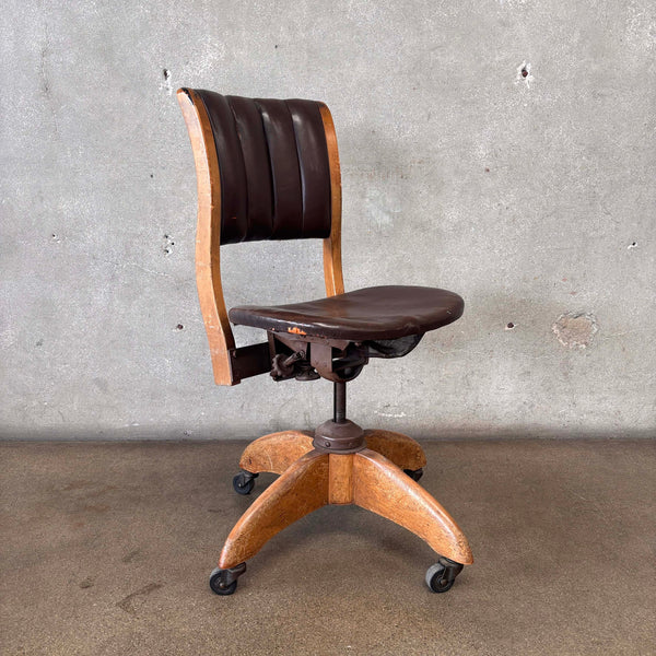 1930's Rolling/Reclining Desk Chair