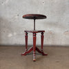 Victorian Stool w/Adjustable Seat