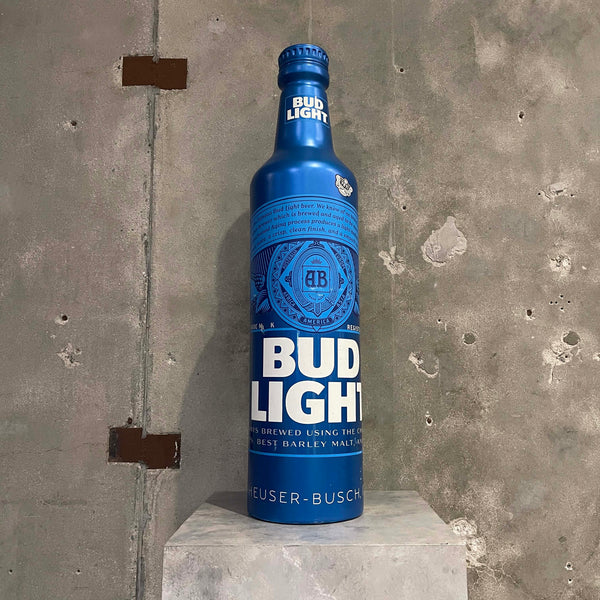 Bud Light Beer Aluminum Bottle