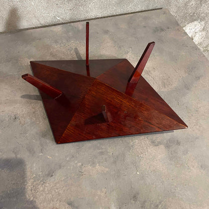 Mid Century Modern Wood Catch All Bowl