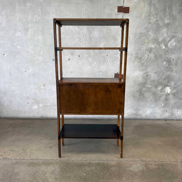 Mid Century Shelving Unit w/Secretary Desk