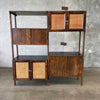 Mid Century Two Bay Shelving Unit