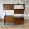 Mid Century Two Bay Shelving Unit