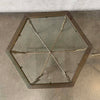 Pair of Mastercraft Brass Hexagon Tables