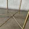 Pair of Mastercraft Brass Hexagon Tables