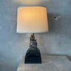 Pair of Vintage Chinese Figural Lamps in Soap Stone