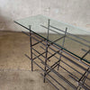Modernist Welded Steel Console Table By Noir
