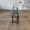 Modernist Welded Steel Console Table By Noir