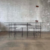 Modernist Welded Steel Console Table By Noir