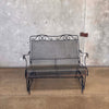 Vintage Woodard Outdoor Metal Two-Seat Glider
