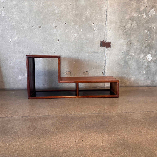 Mid Century Modern Vintage Walnut Modular Case